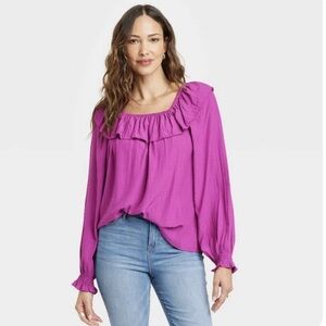 Knox Rose Purple/Fuscia Top NWT